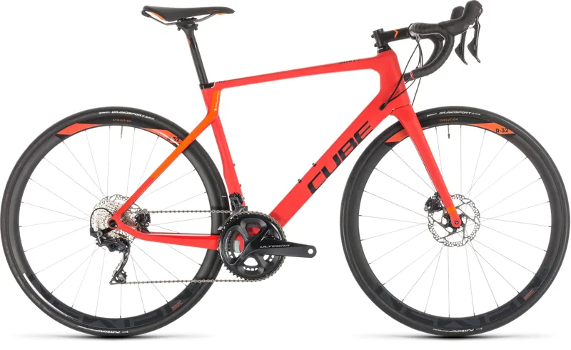 Cube Agree C:62 Race Disc Carbon Road Bike 2019 Red/Orange
