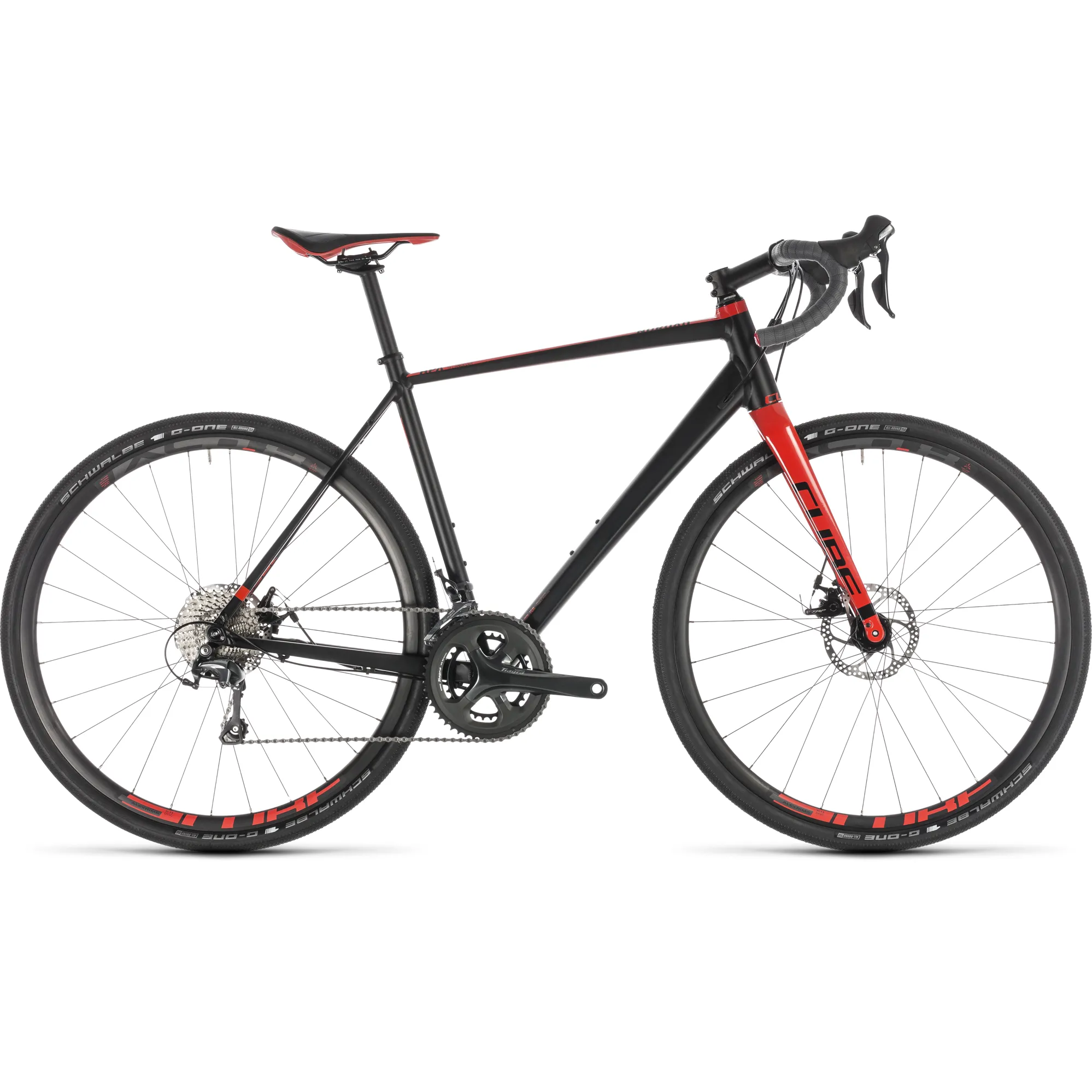 Cube Nuroad Pro Gravel Bike 2019 Black Red