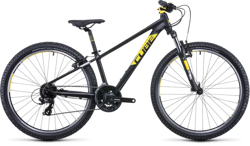 Cube Acid 260 Kids 26inch Mountain Bike 2022 Black/Yellow