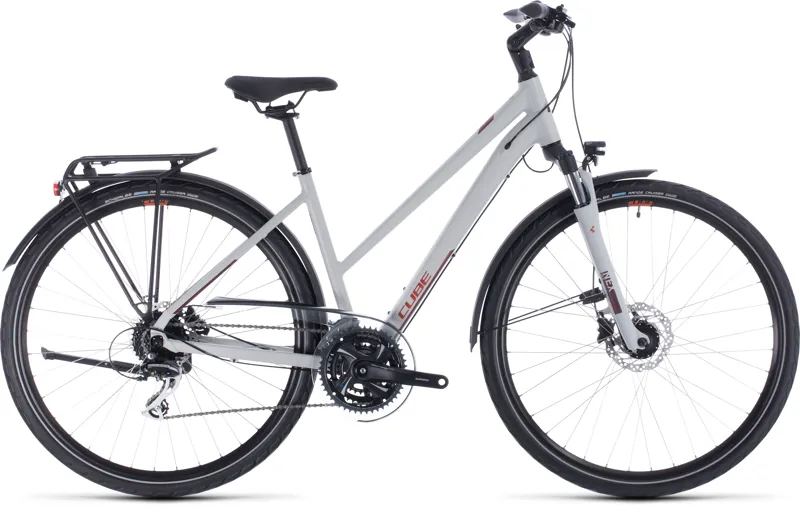 Cube Touring Pro Trapeze Hybrid Bike 2020 Grey