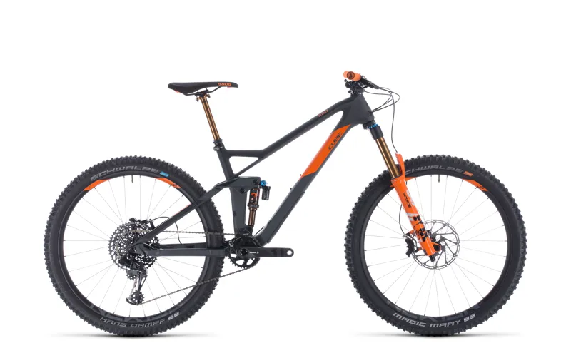 Cube Stereo 140 HPC TM 27.5 Carbon Mountain Bike 2020 Grey