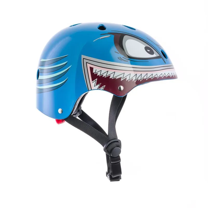 Hornit Mini Kids Cycling Helmet with LED Light Blue/Shark -2