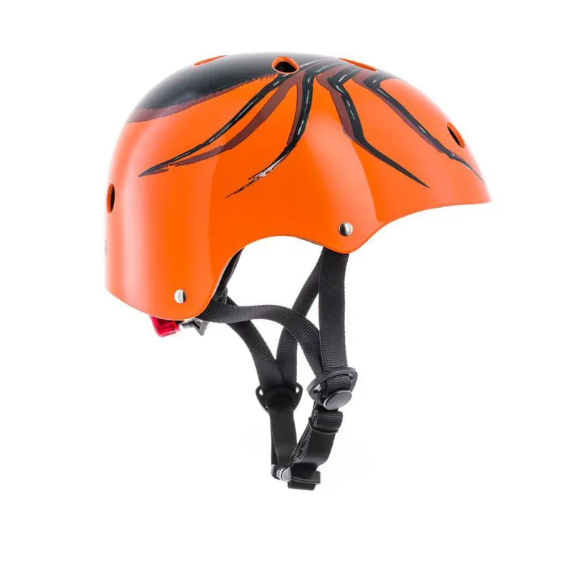 Hornit Mini Kids Cycling Helmet with LED Light Orange/Spider-2