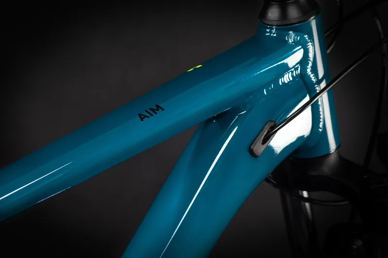 Cube Aim Allroad Hardtail Mountain Bike 2021 Pinetree/Yellow-3