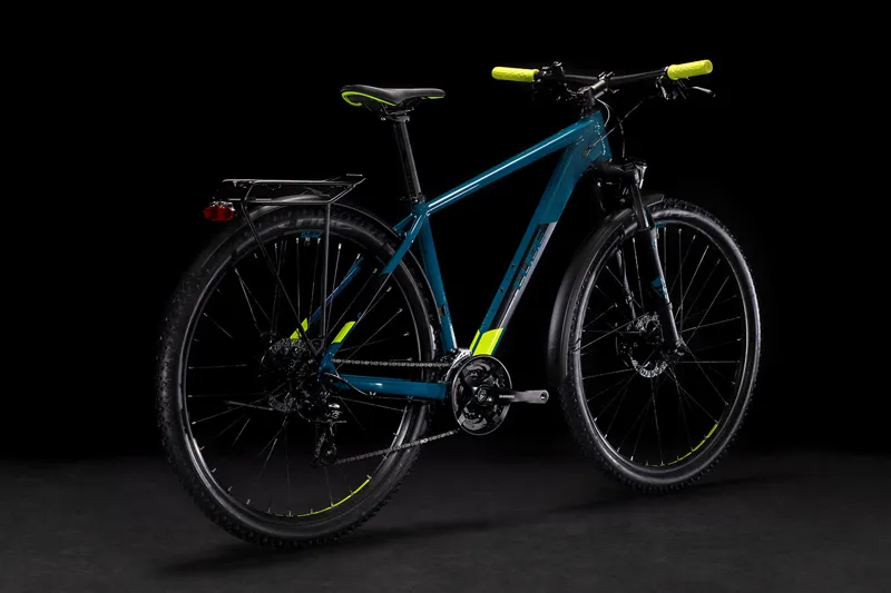 Cube Aim Allroad Hardtail Mountain Bike 2021 Pinetree/Yellow-4