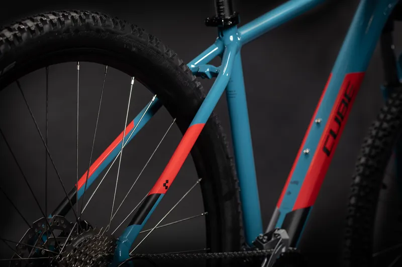 Cube Aim EX Hardtail Mountain Bike 2021 Blue/Red-2
