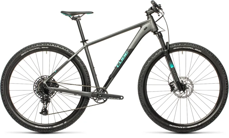 Cube Acid Hardtail Mountain Bike 2021 Grey/Aqua
