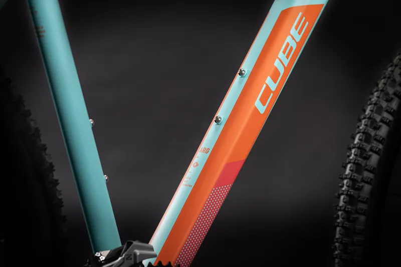 Cube Access WS Pro Womens Hardtail Mountain Bike 2021 Ice Blue/Orange-2