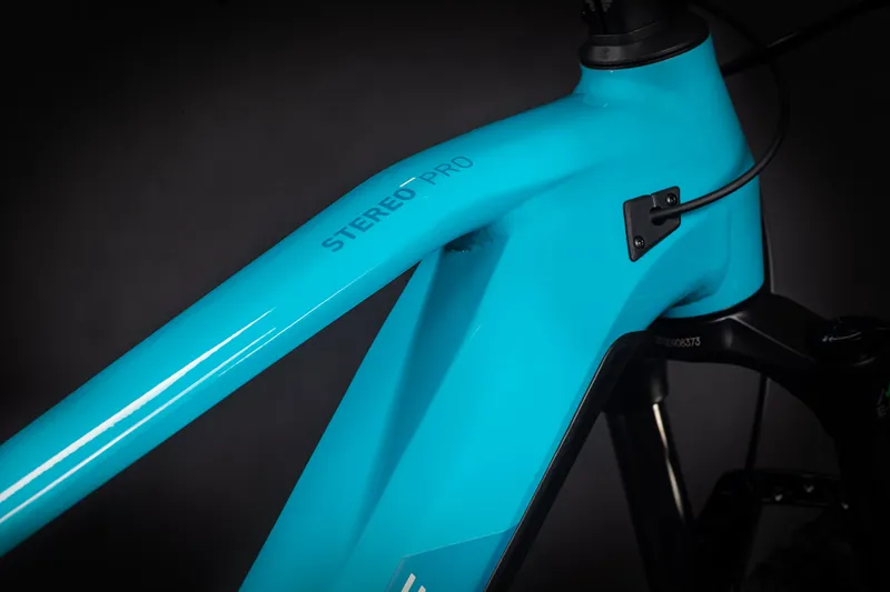 Cube Stereo Hybrid 120 Pro 625 FS Electric Mountain Bike 2021 Petrol/Blue-1