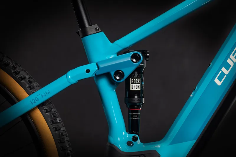 Cube Stereo Hybrid 120 Pro 625 FS Electric Mountain Bike 2021 Petrol/Blue-3