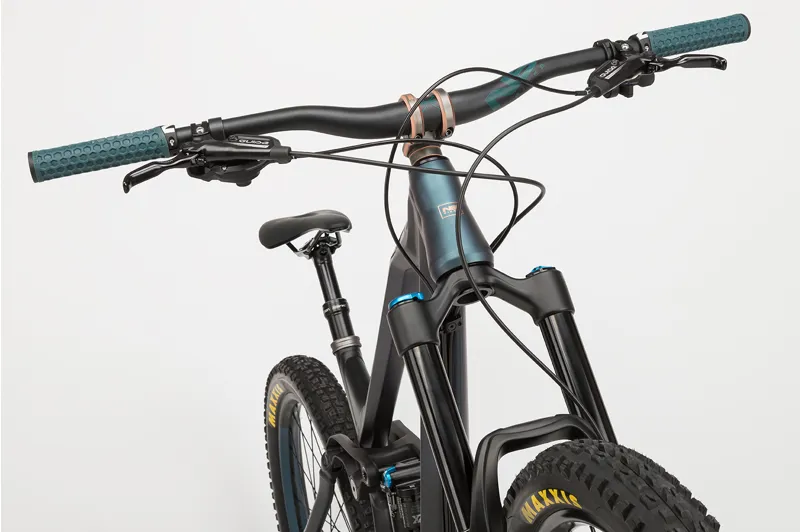 NS Bikes Define AL 160 Enduro FS Mountain Bike 2021 Black/Teal-3