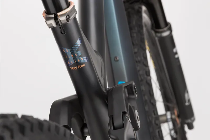 NS Bikes Define AL 160 Enduro FS Mountain Bike 2021 Black/Teal-4