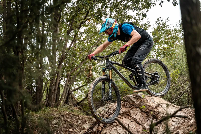 NS Bikes Define AL 160 Enduro FS Mountain Bike 2021 Black/Teal-8