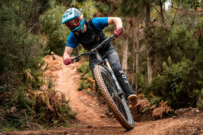 NS Bikes Define AL 160 Enduro FS Mountain Bike 2021 Black/Teal-9