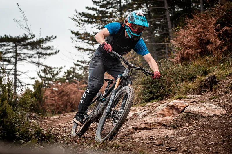 NS Bikes Define AL 160 Enduro FS Mountain Bike 2021 Black/Teal-10