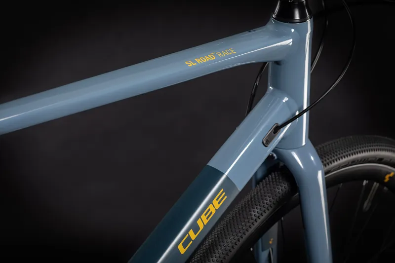 Cube SL Road Race 2021 Road Bike Blue/Orange-1