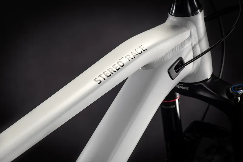 Cube Stereo 120 Race 29 FS Mountain Bike 2021 Grey/Black-1