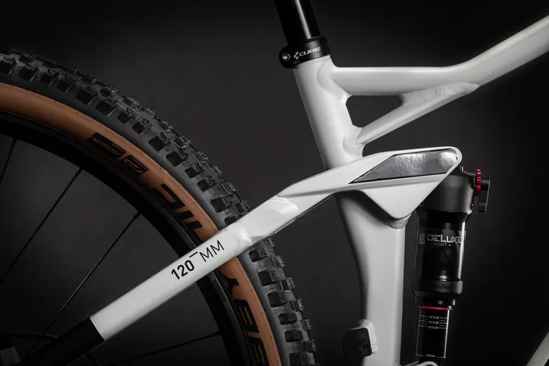 Cube Stereo 120 Race 29 FS Mountain Bike 2021 Grey/Black-2