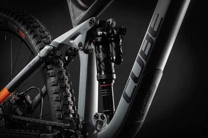 Cube Stereo 170 TM 29 Full Suspension Mountain Bike 2021 Flash Grey/Orange-4