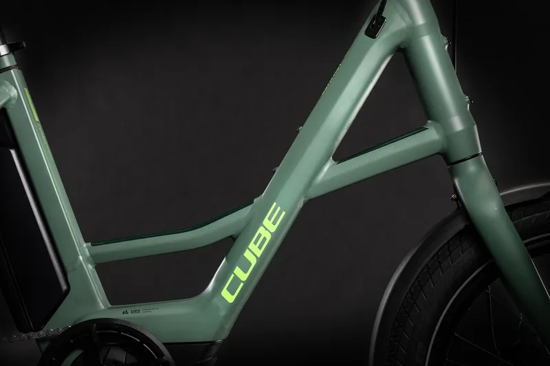 Cube Compact 20 Hybrid/Urban Electric Bike 2021 Green-2