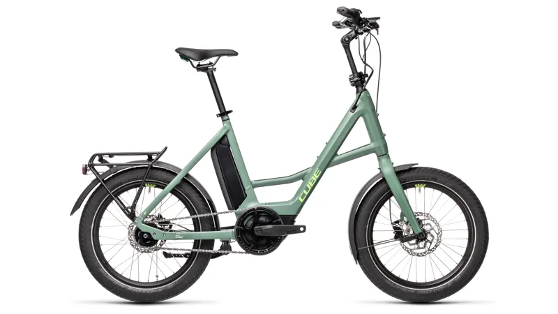 Cube Compact 20 Hybrid/Urban Electric Bike 2021 Green