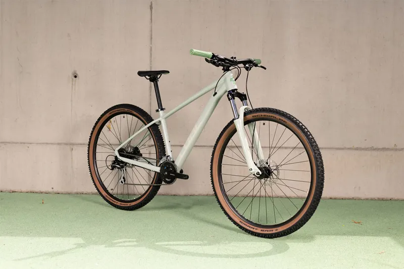 Cube Access WS EXC Womens Hardtail Mountain Bike 2022 Stone Grey/Fern-1