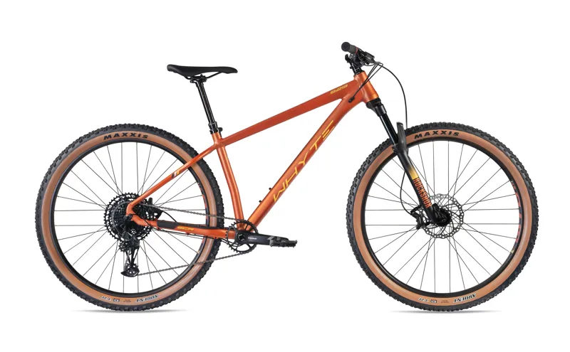 Whyte 529 V4 Hardtail Mountain Bike 2022 Burnt Orange/Yellow