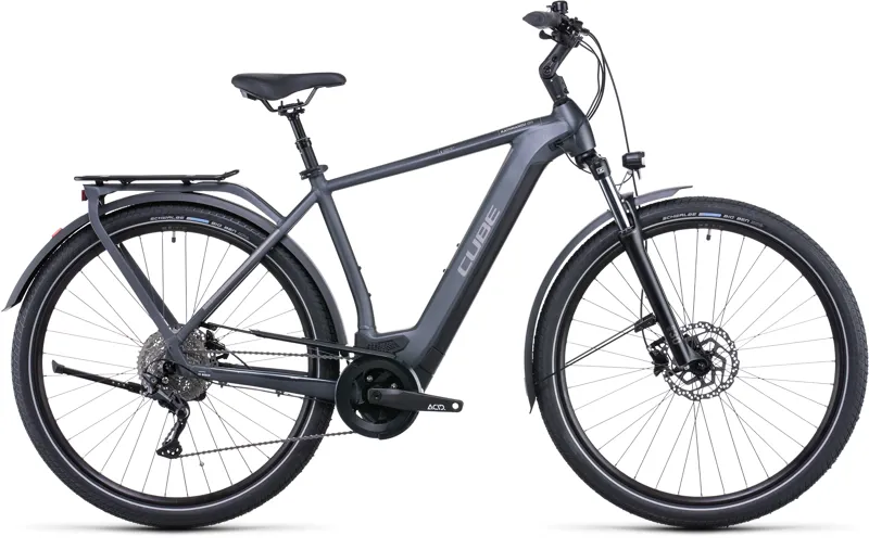 Cube Kathmandu Hybrid One 500 Electric Hybrid Bike 2022 Iridium Grey/Teak