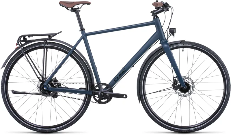 Cube Travel Exc Hybrid Bike 2022 Midnight Blue