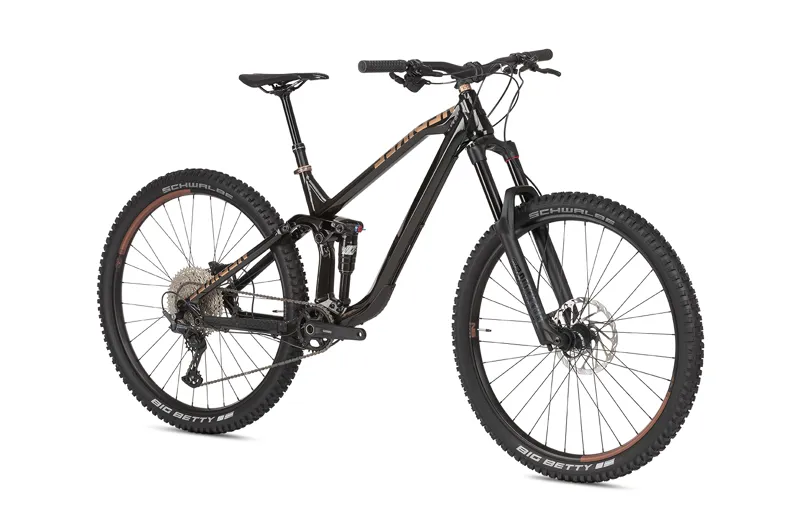 NS Bikes Define AL 150 2 Full Suspension Mountain Bike 2021 Black/Gold-1