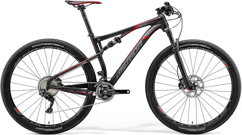 Merida Ninety-Six 7.7000 Full Suspension Mountain Bike 2017 Black/Red