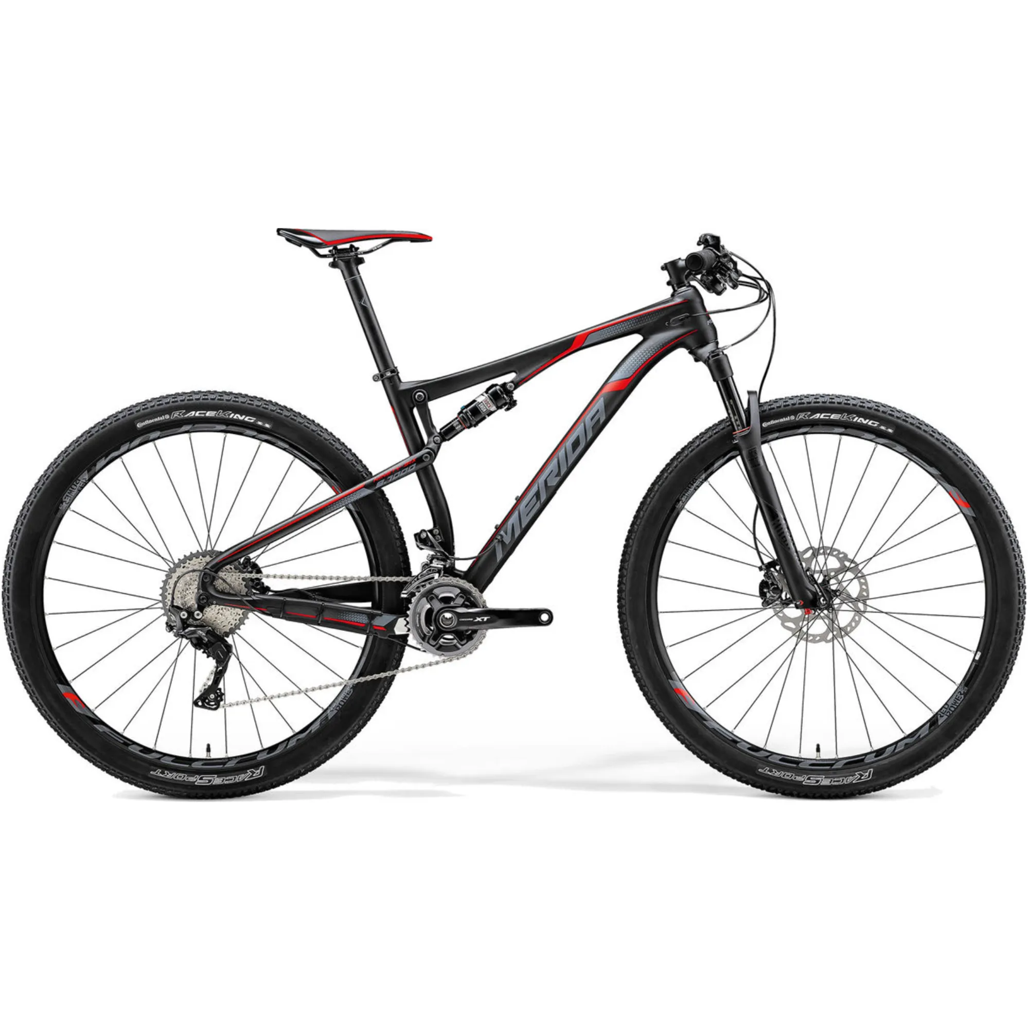 Merida Ninety-Six 7.7000 Full Suspension Mountain Bike 2017 Black Merida Ninety-Six 7.7000 Full Suspension Mountain Bike 2017 Black