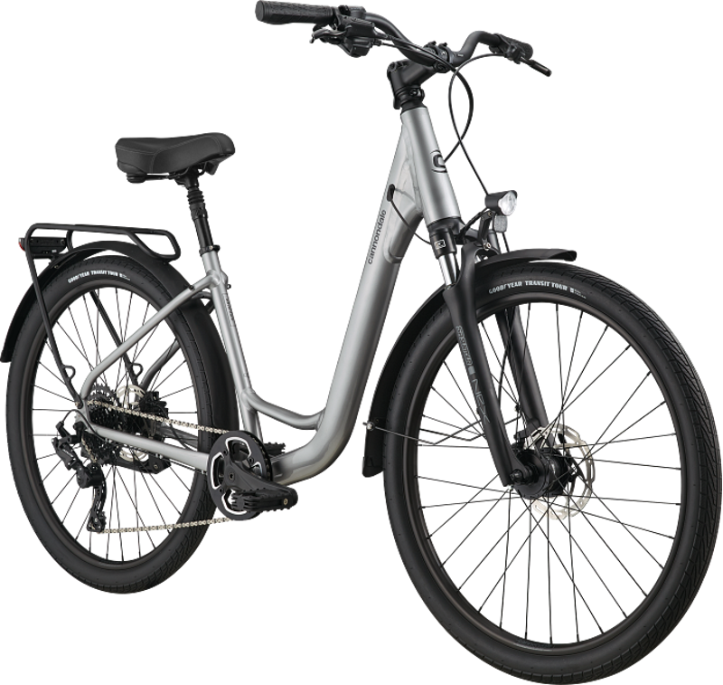 Cannondale Adventure EQ Hybrid Bike Grey-1
