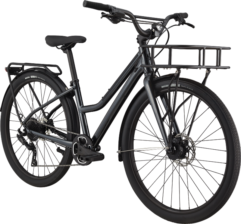 Cannondale Treadwell EQ DLX Urban Hybrid Bike Black Magic-1