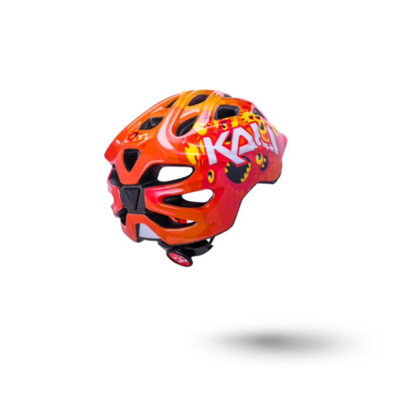 Kali Chakra Child Cycle Helmet Monster Orange-2