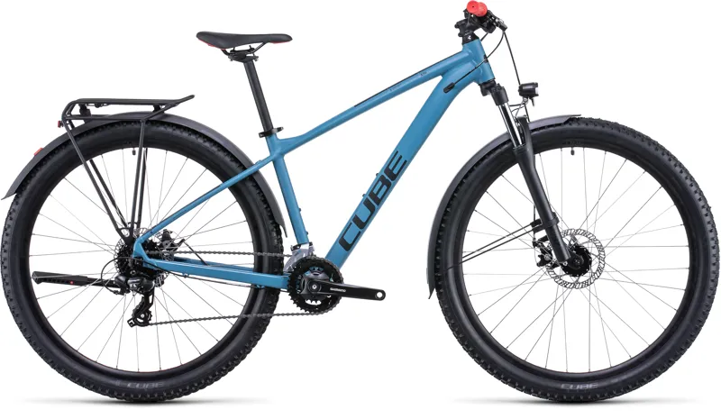 Cube Aim Allroad Hardtail Mountain Bike 2022 Blue/Red