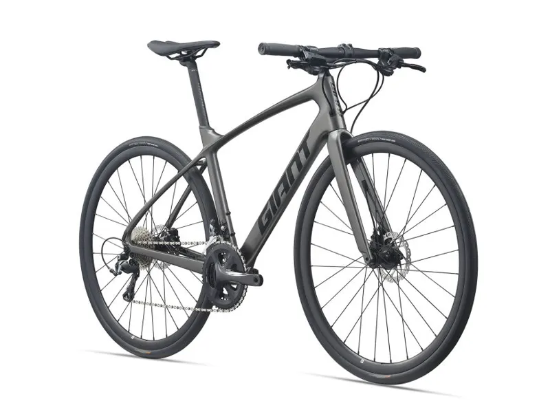 Giant FastRoad Advanced 2 Flat Bar Road Bike 2021 Charcoal-2