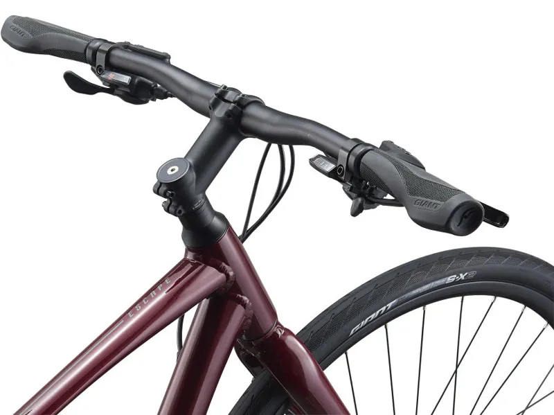 Giant Escape 2 Disc Hybrid Bike Garnet Red-4
