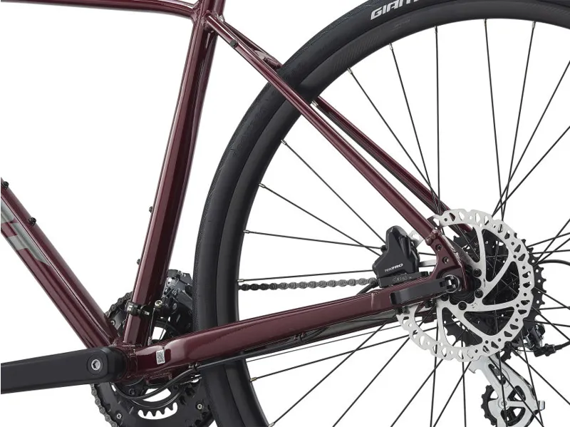 Giant Escape 2 Disc Hybrid Bike Garnet Red-1