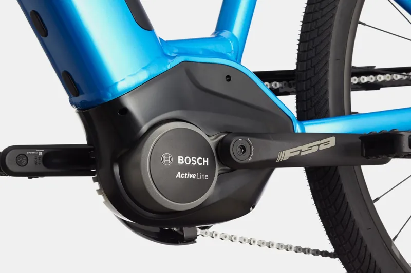 Cannondale Adventure Neo 4 Electric Urban Hybrid Bike 2021 Blue-4