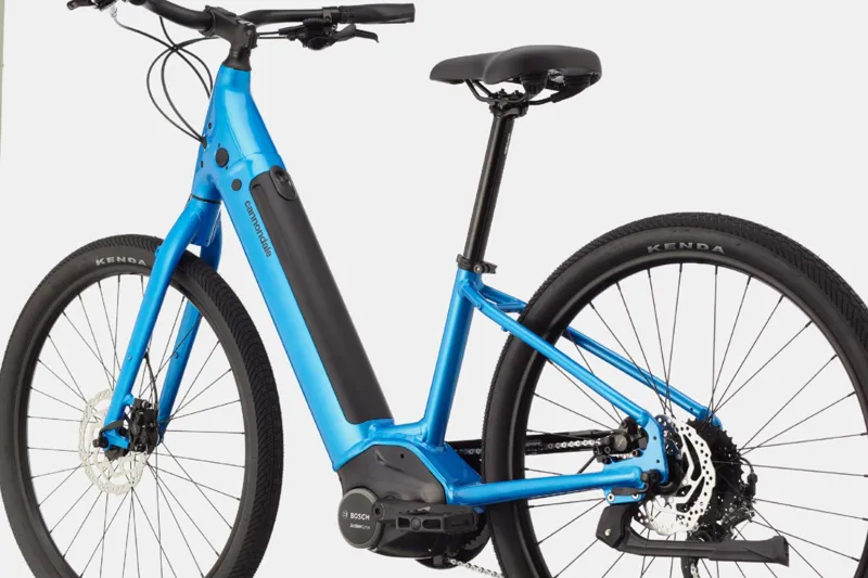 Cannondale Adventure Neo 4 Electric Urban Hybrid Bike 2021 Blue-2