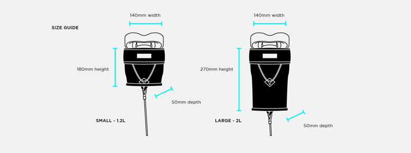 Restrap City Brompton Saddle Bag Navy Blue-5