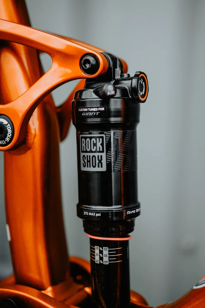 Giant Stance E+ 2 Electric Trail Mountain Bike 2022 Amber Glow-4