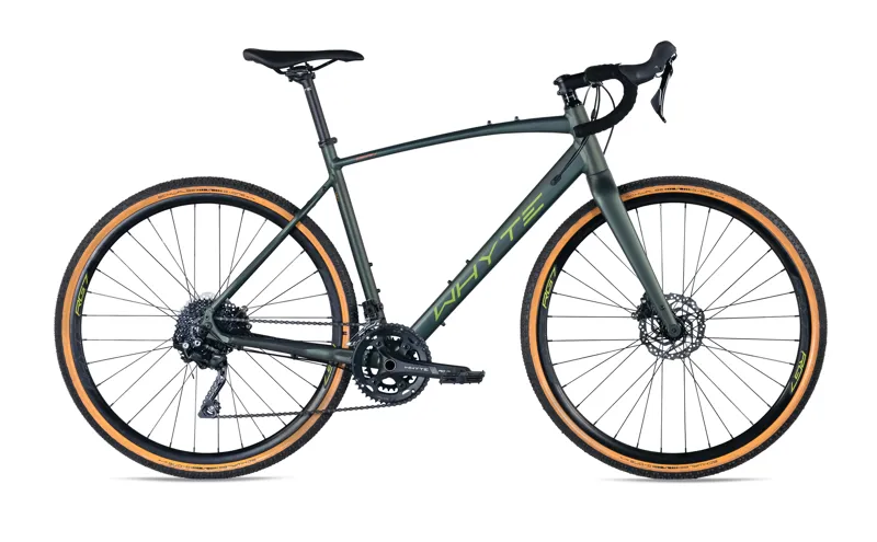 Whyte Dean V2 Gravel Adventure Bike 2022 Matt Moss/Olive/Orange