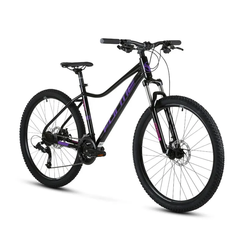 Forme Curbar 4 27.5 Womens Hardtail Mountain Bike 2022 Black/Purple-1