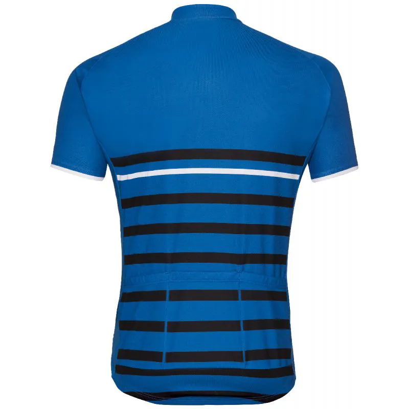 Odlo Fujin Print Short Sleeve Jersey Blue/Black-1