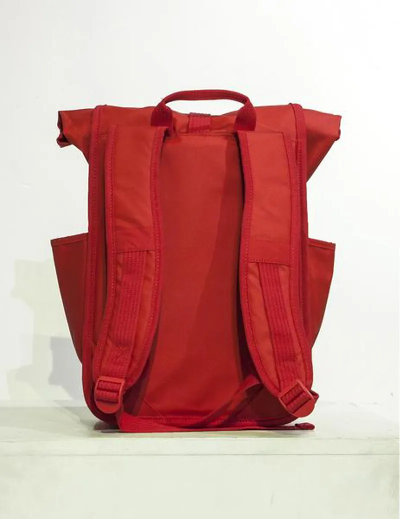 Good Ordering Monochrome Rolltop Backpack Mini Red-1