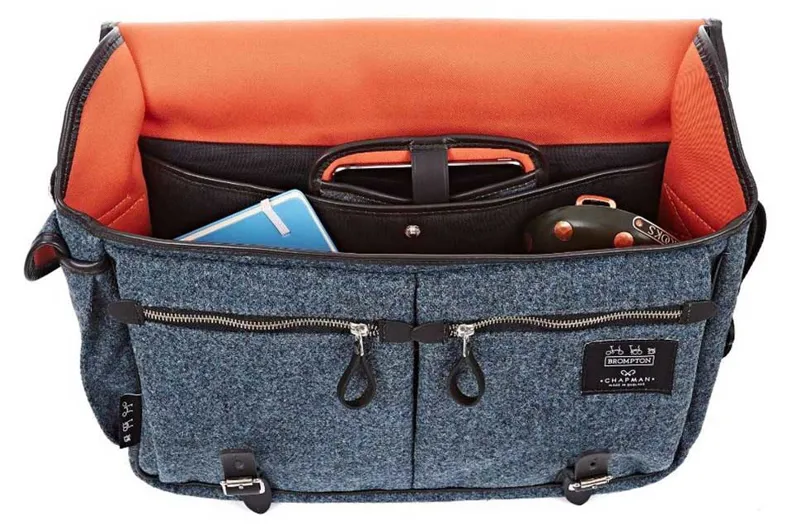 Brompton Game Bag Chapman Harris Tweed - Storm Grey