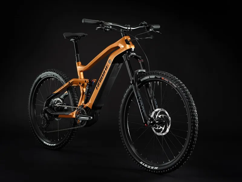 Haibike Allmtn Cf 6  Full Suspension Electric MTB Orange-1