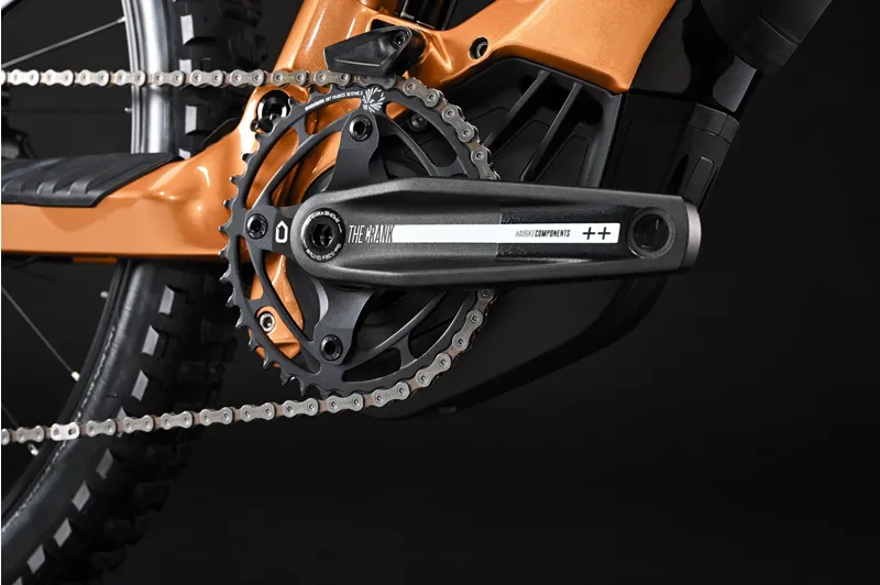 Haibike Allmtn Cf 6  Full Suspension Electric MTB Orange-5